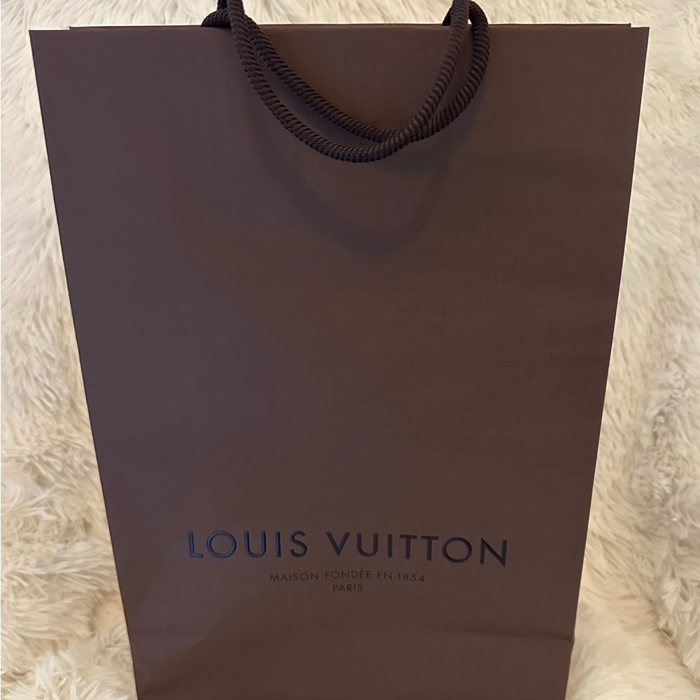 Louis Vuitton Dark Brown Gift Bag